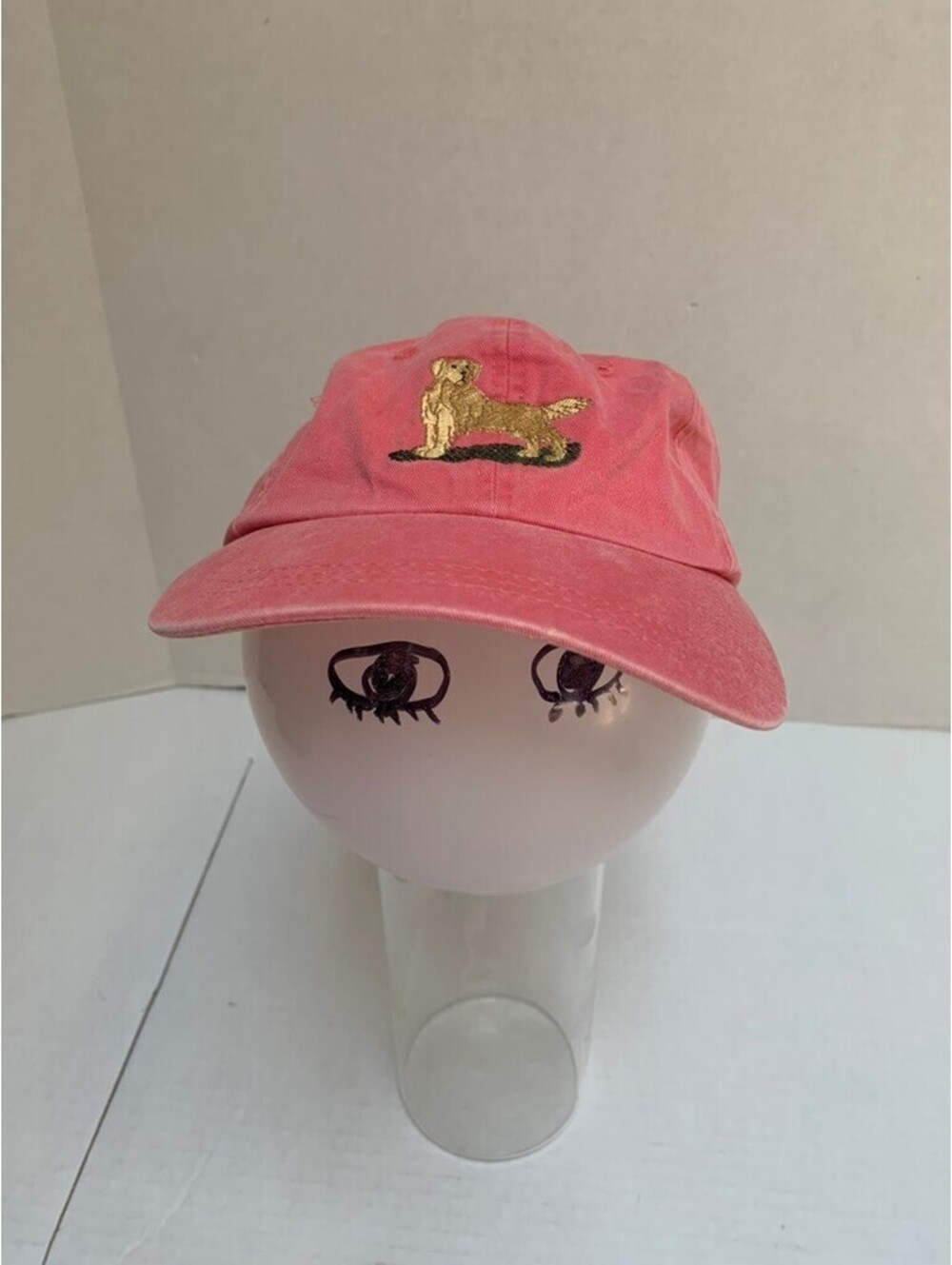 Golden Retriever Coral Baseball Cap
